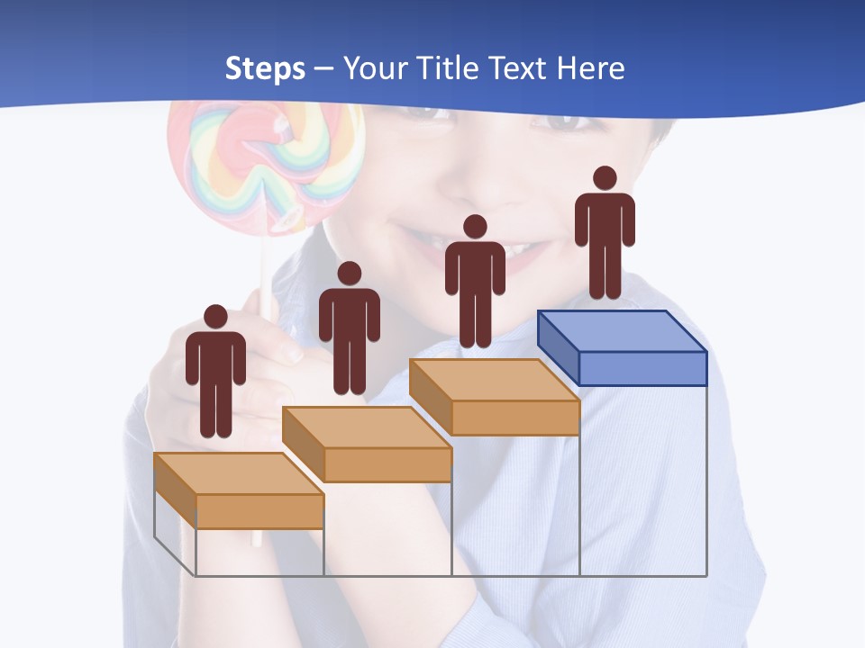 Baby Tongue Yelloy PowerPoint Template