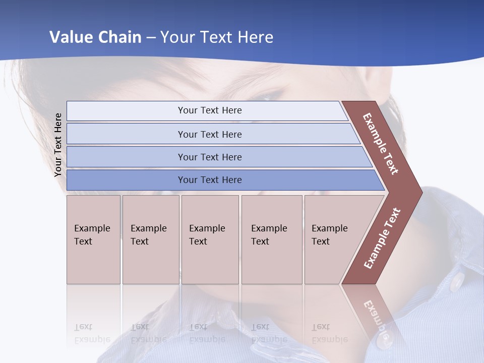 Serious Happy Caucasian PowerPoint Template