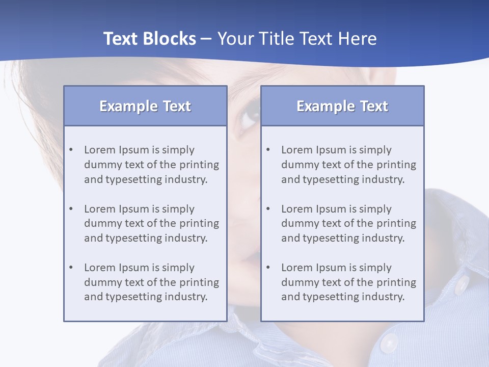 Serious Happy Caucasian PowerPoint Template