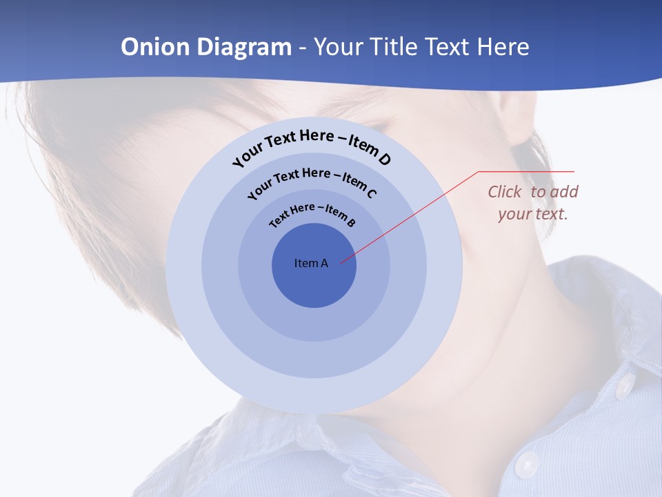 Serious Happy Caucasian PowerPoint Template