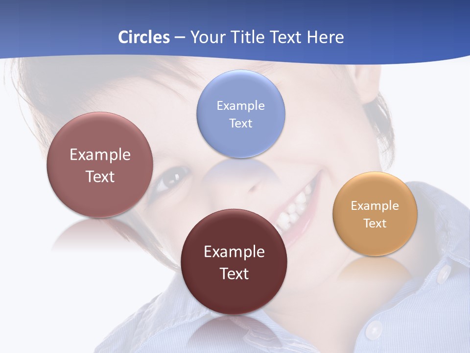 Serious Happy Caucasian PowerPoint Template