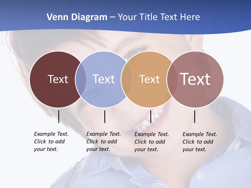 Serious Happy Caucasian PowerPoint Template