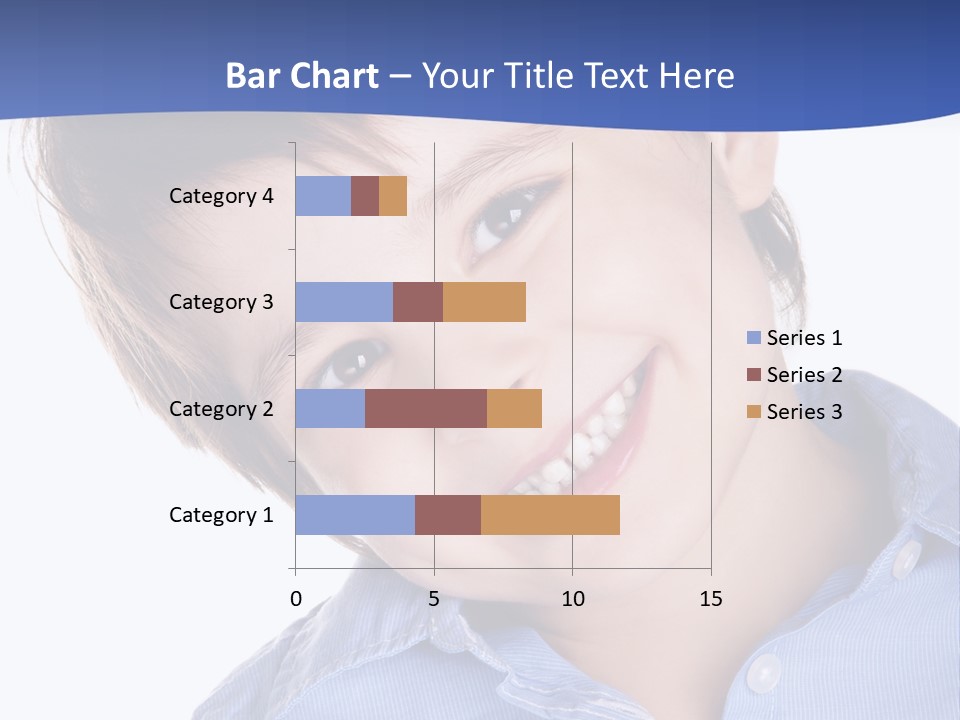 Serious Happy Caucasian PowerPoint Template