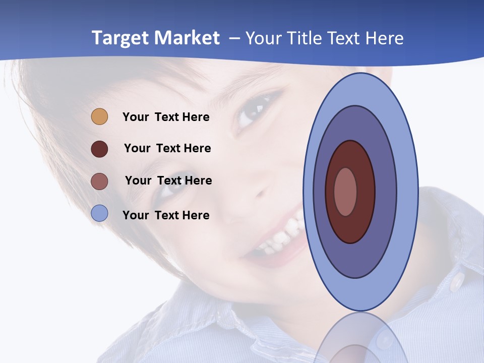 Serious Happy Caucasian PowerPoint Template