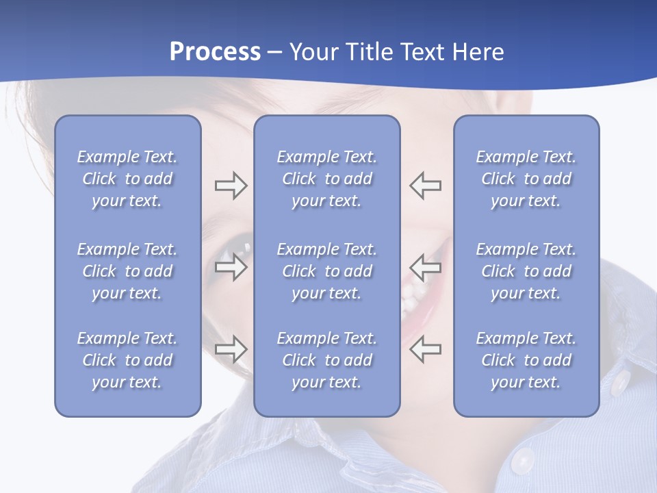 Serious Happy Caucasian PowerPoint Template