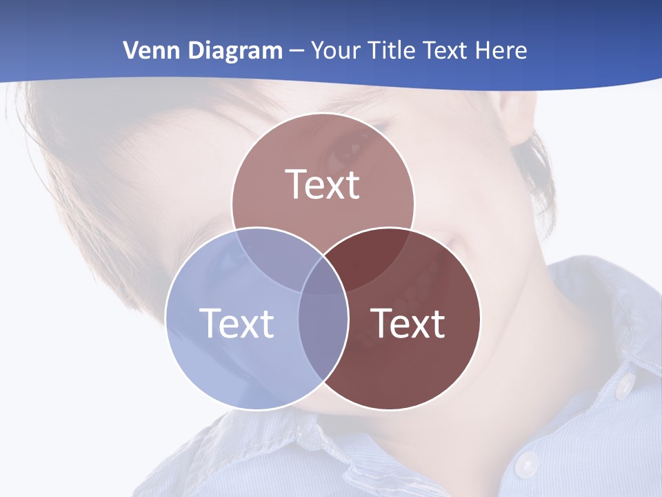 Serious Happy Caucasian PowerPoint Template