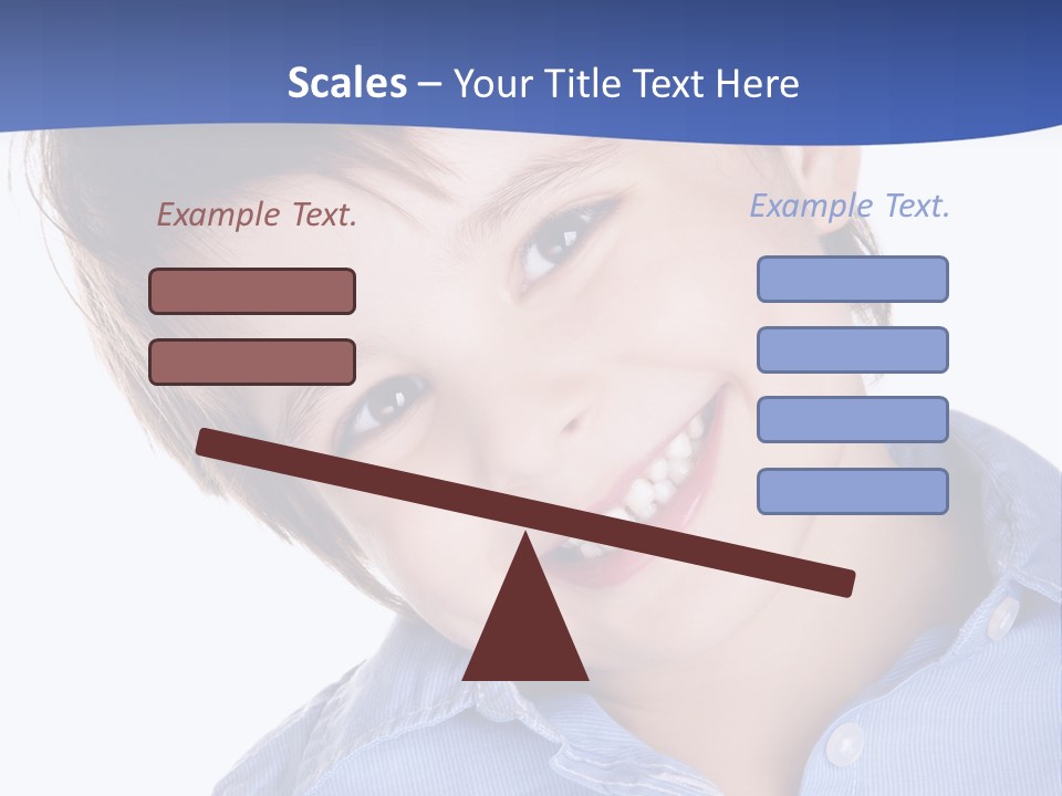 Serious Happy Caucasian PowerPoint Template