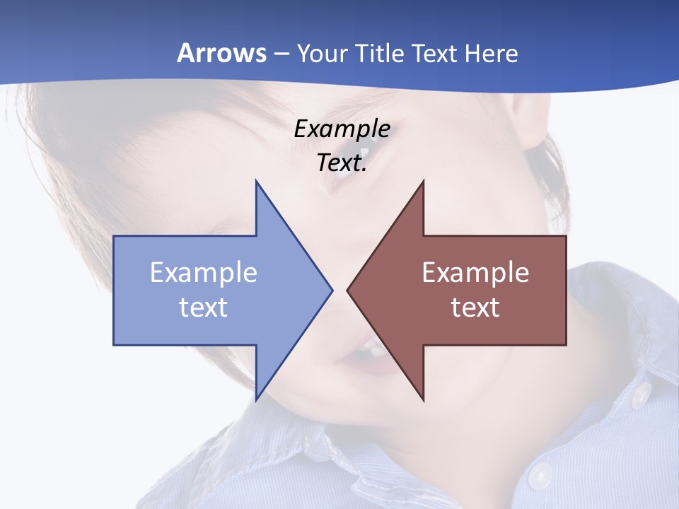 Serious Happy Caucasian PowerPoint Template