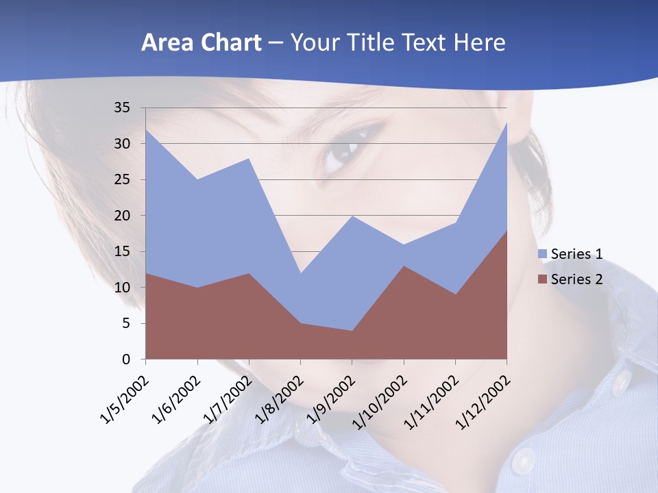 Serious Happy Caucasian PowerPoint Template
