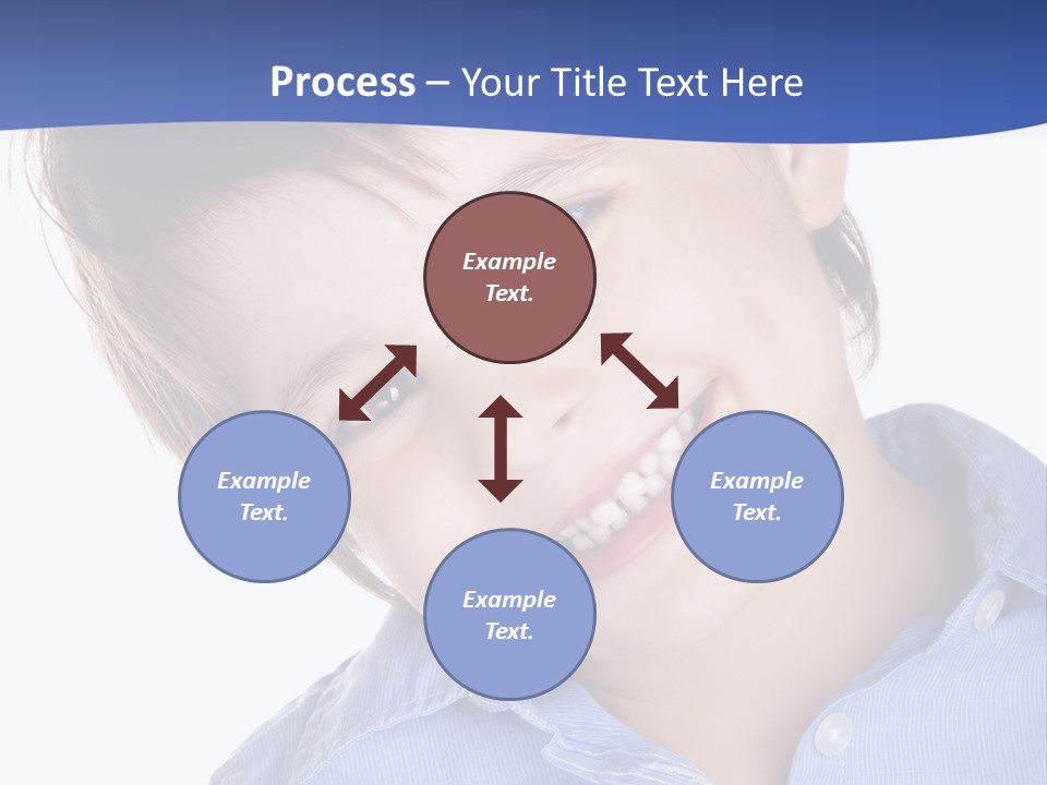 Serious Happy Caucasian PowerPoint Template