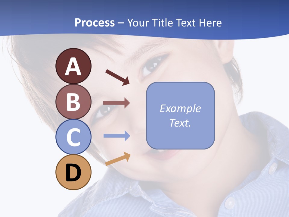 Serious Happy Caucasian PowerPoint Template