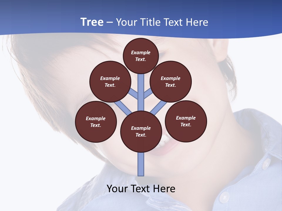 Serious Happy Caucasian PowerPoint Template