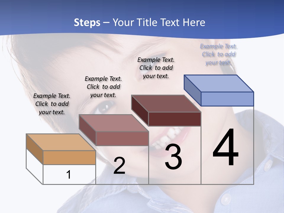 Serious Happy Caucasian PowerPoint Template