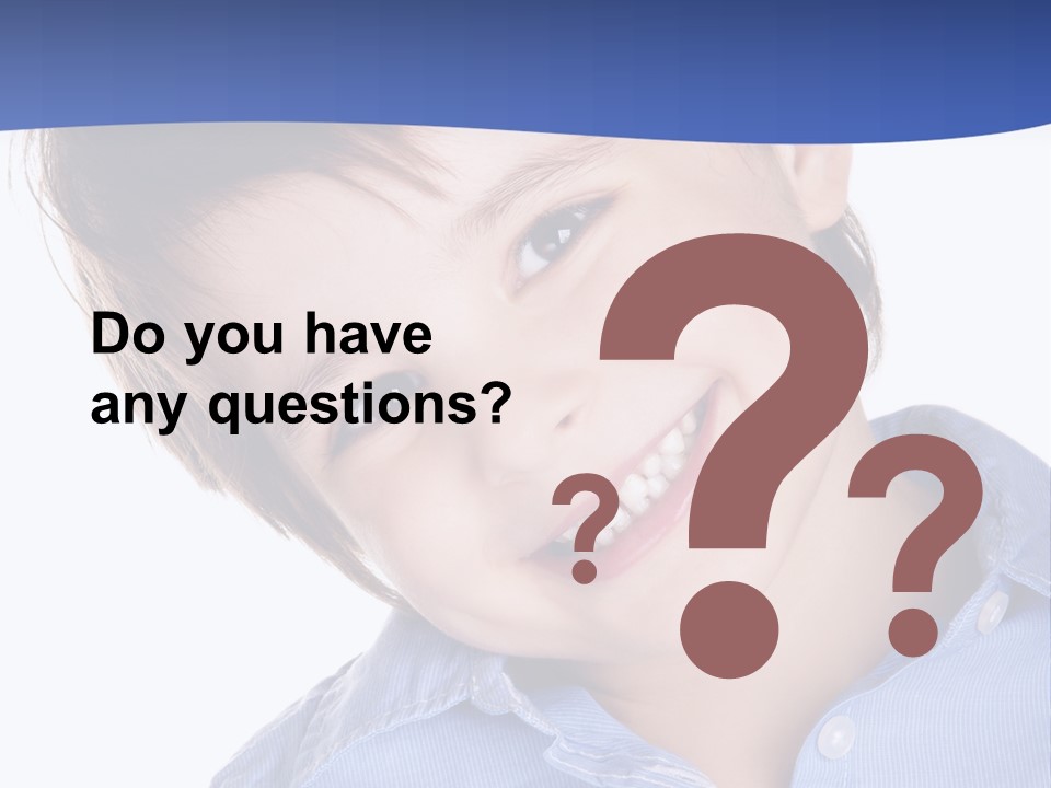 Serious Happy Caucasian PowerPoint Template