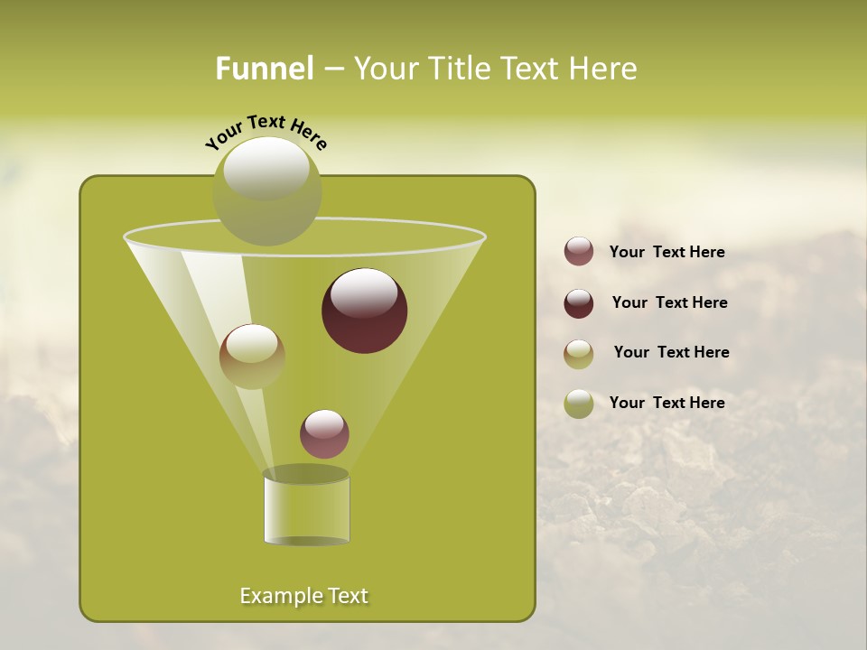 Ground Blue Dig PowerPoint Template