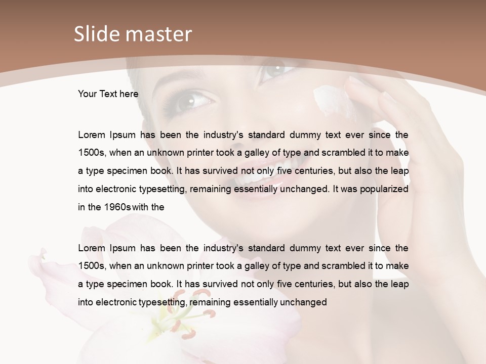 Facial Studio Fresh PowerPoint Template