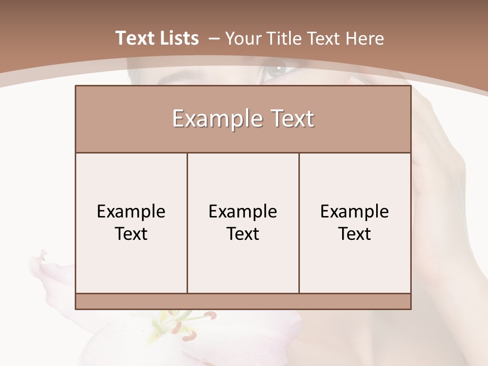 Facial Studio Fresh PowerPoint Template