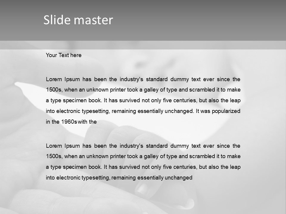 Human Front Humorous PowerPoint Template