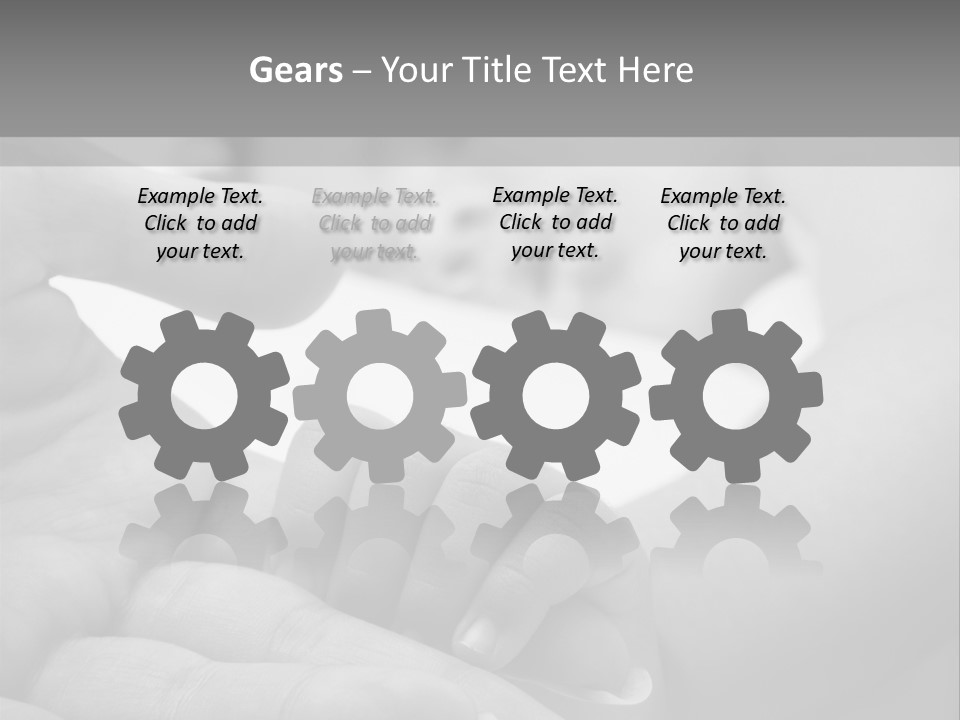 Human Front Humorous PowerPoint Template