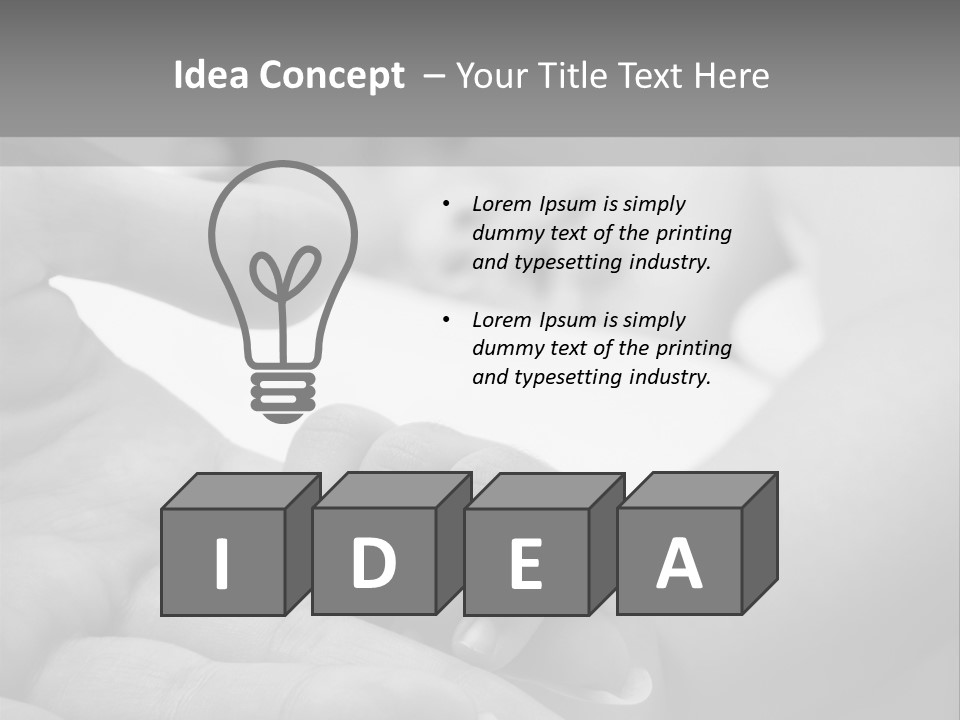 Human Front Humorous PowerPoint Template