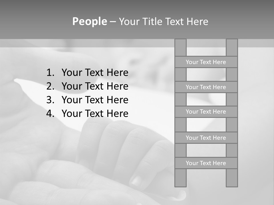 Human Front Humorous PowerPoint Template