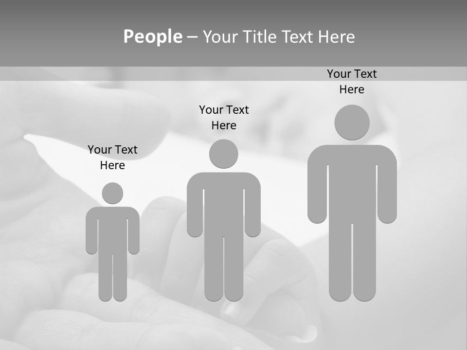 Human Front Humorous PowerPoint Template