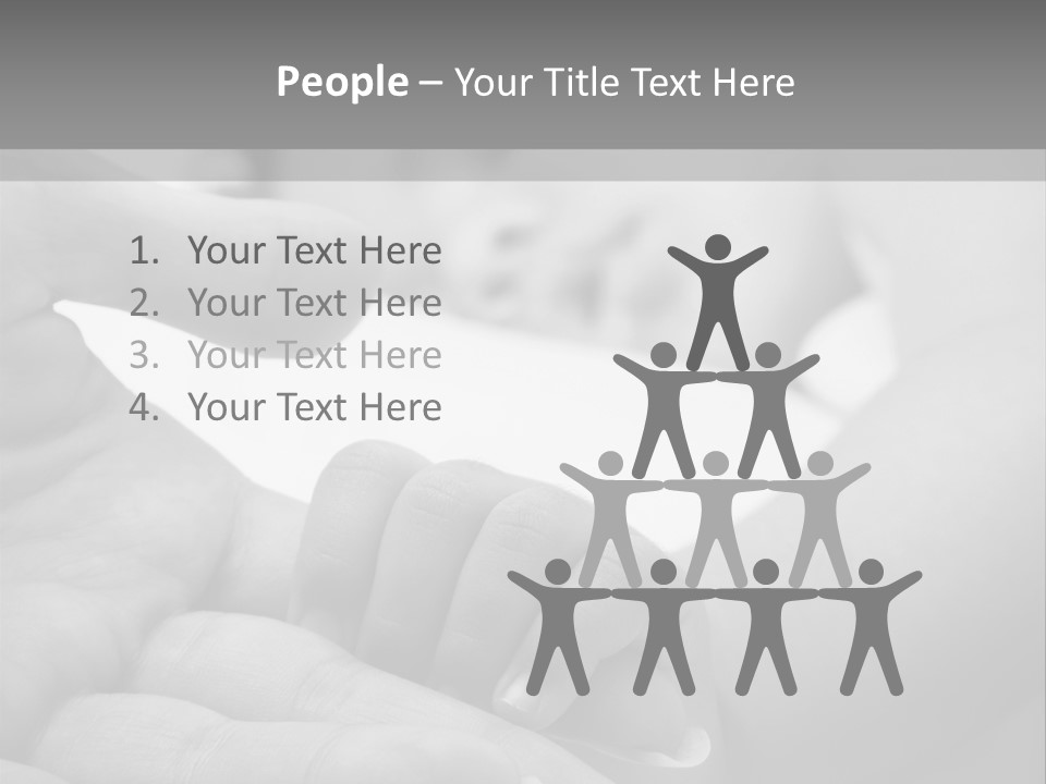 Human Front Humorous PowerPoint Template
