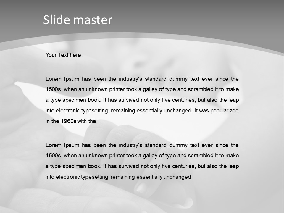 Dreams Care Baby PowerPoint Template