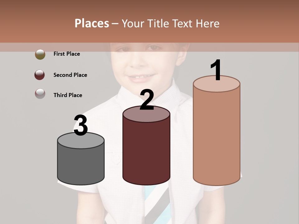 Face Brother Smiling PowerPoint Template