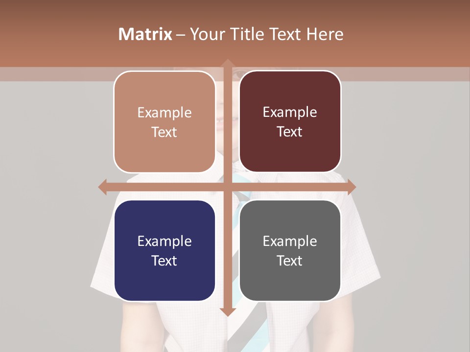 Face Brother Smiling PowerPoint Template