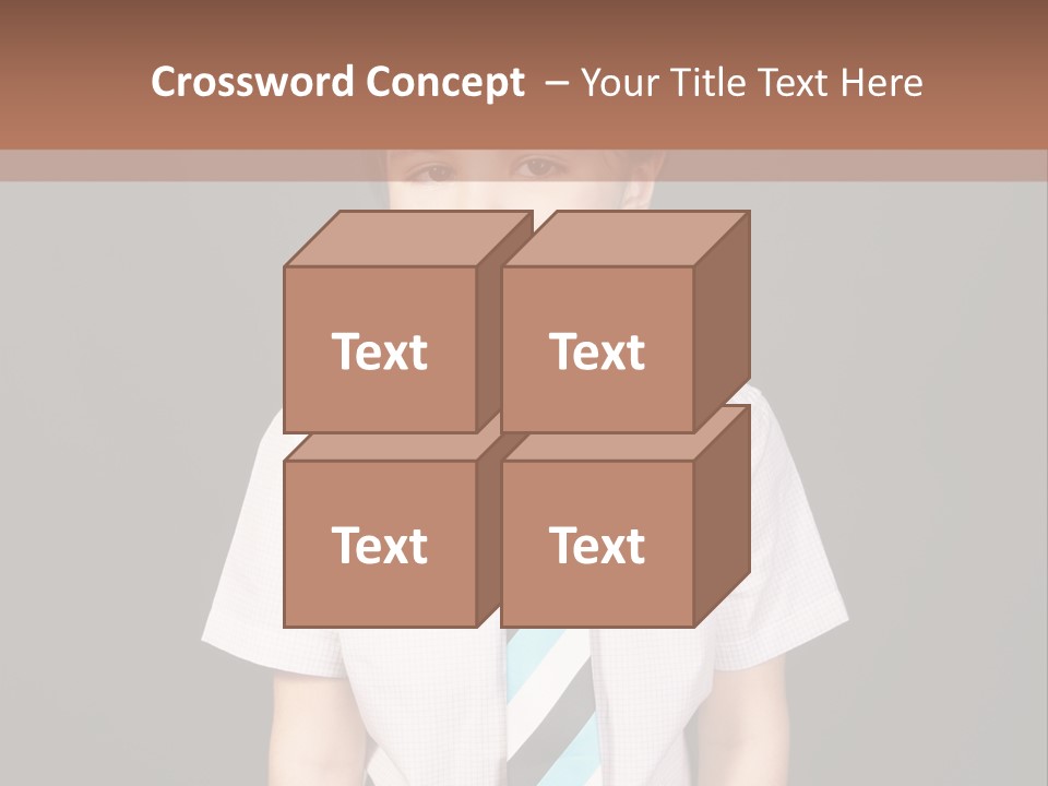 Face Brother Smiling PowerPoint Template