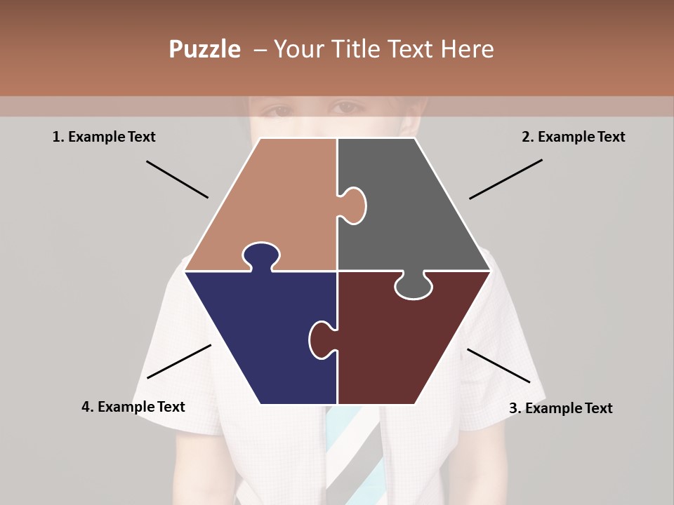 Face Brother Smiling PowerPoint Template