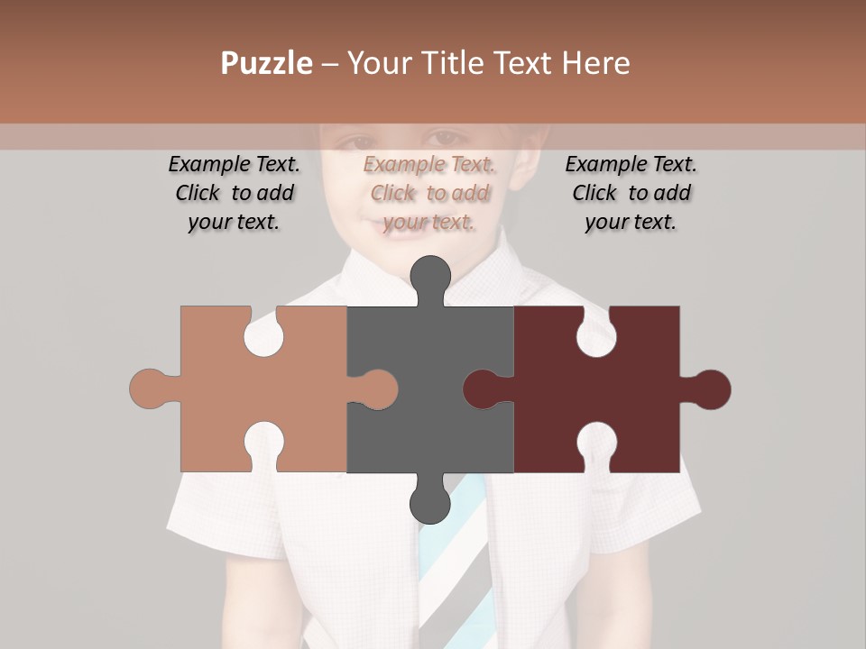 Face Brother Smiling PowerPoint Template