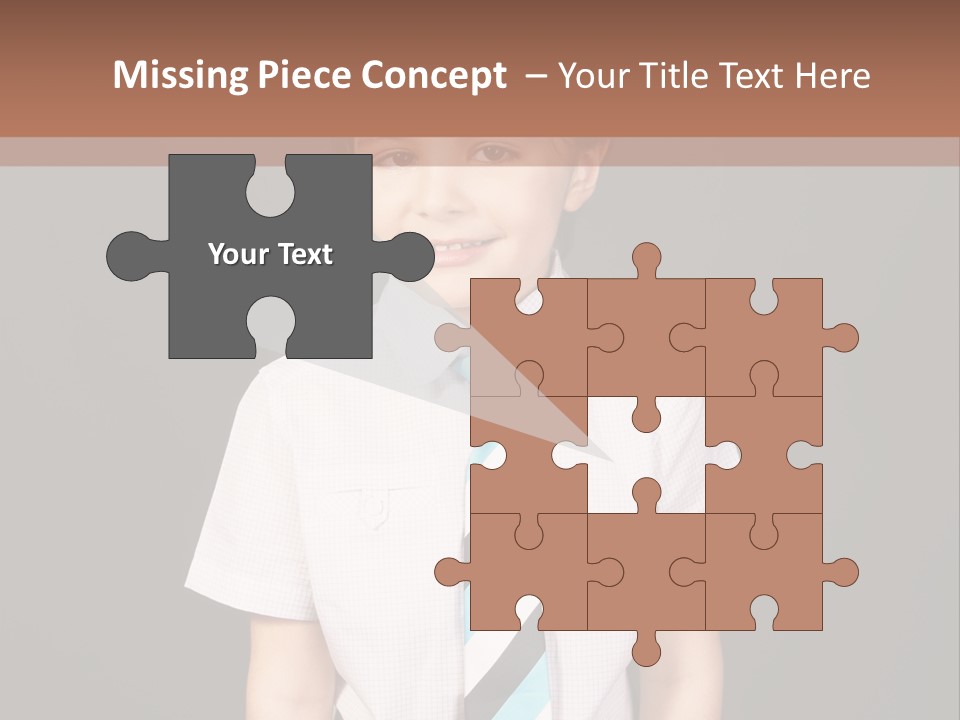 Face Brother Smiling PowerPoint Template