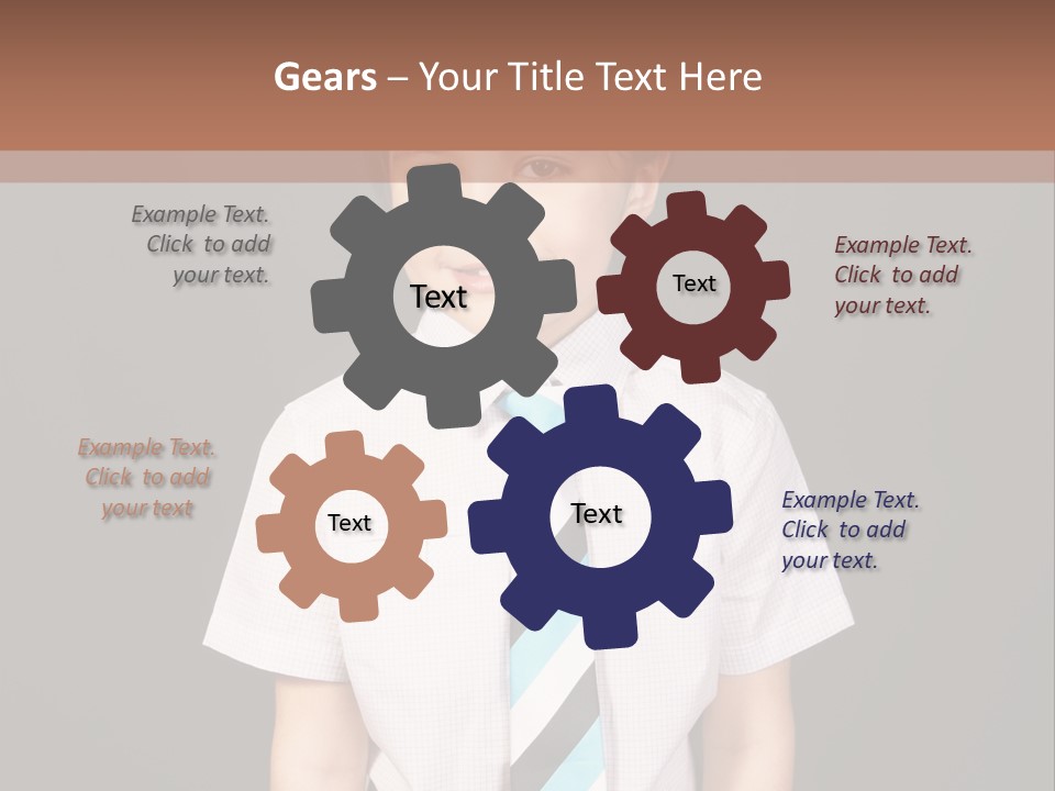 Face Brother Smiling PowerPoint Template