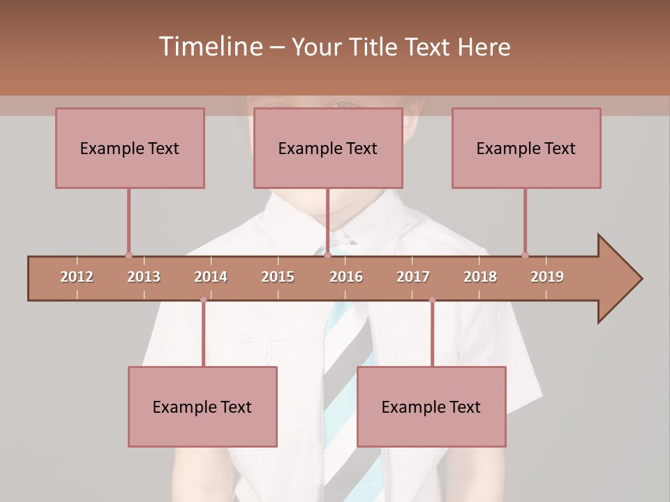 Face Brother Smiling PowerPoint Template