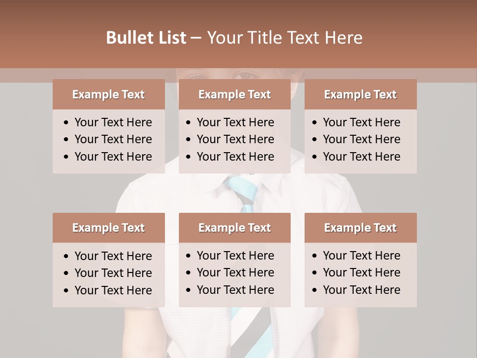 Face Brother Smiling PowerPoint Template