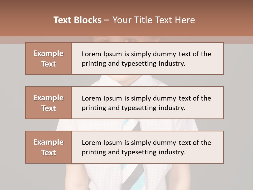 Face Brother Smiling PowerPoint Template