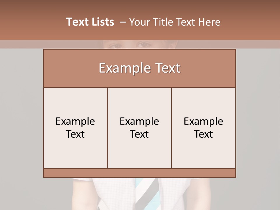 Face Brother Smiling PowerPoint Template