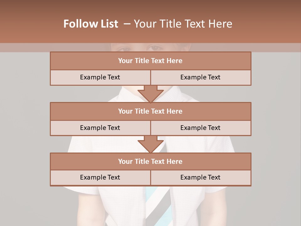 Face Brother Smiling PowerPoint Template