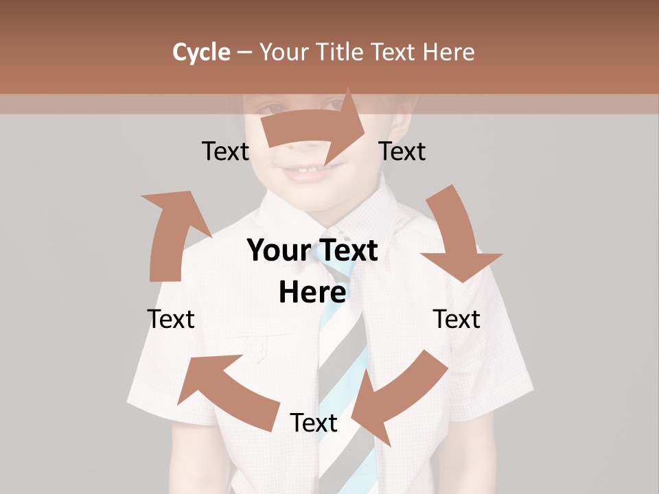Face Brother Smiling PowerPoint Template