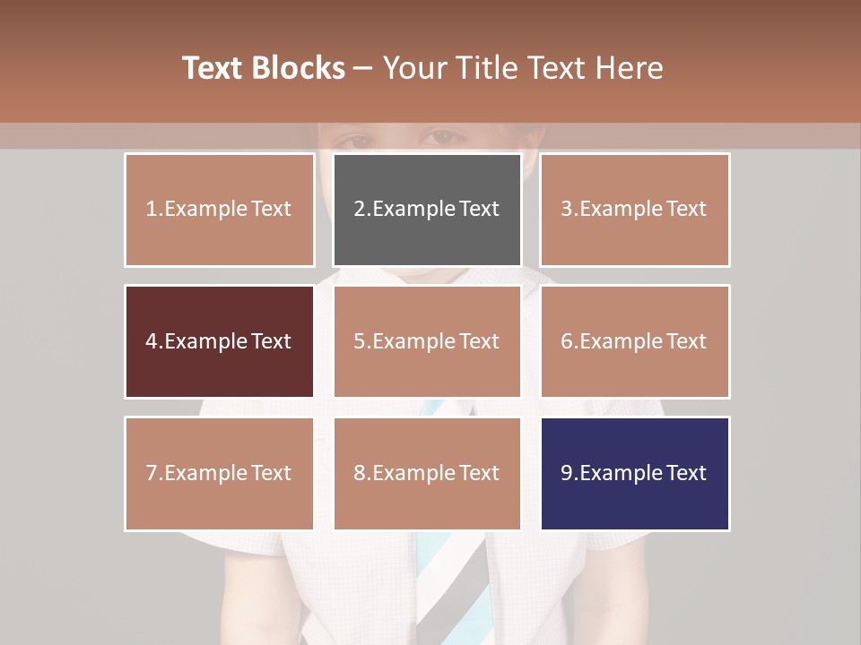Face Brother Smiling PowerPoint Template