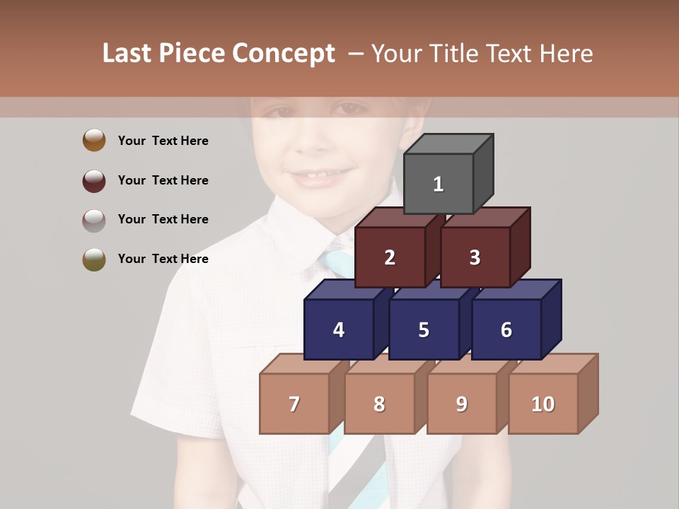 Face Brother Smiling PowerPoint Template