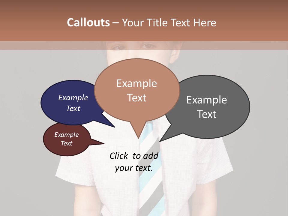 Face Brother Smiling PowerPoint Template