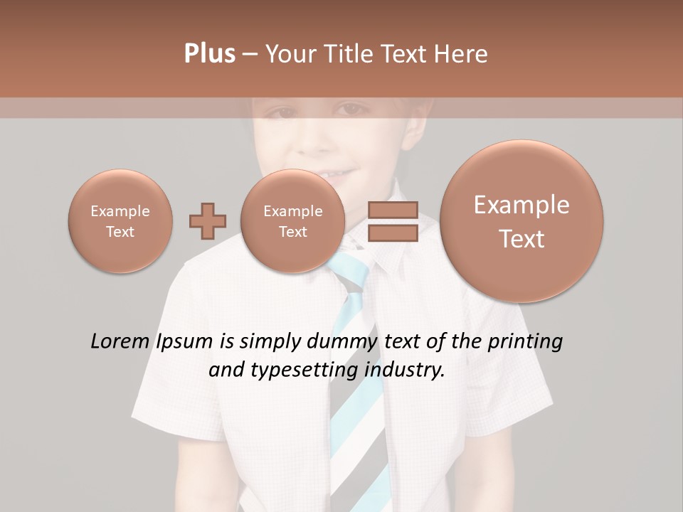 Face Brother Smiling PowerPoint Template