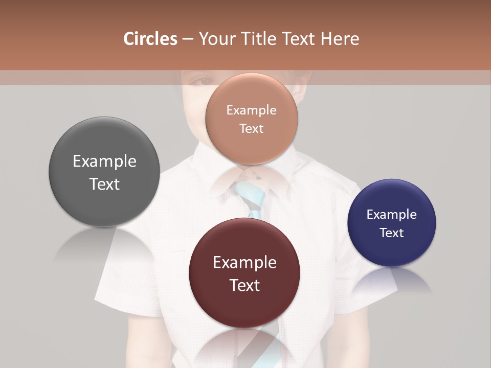 Face Brother Smiling PowerPoint Template