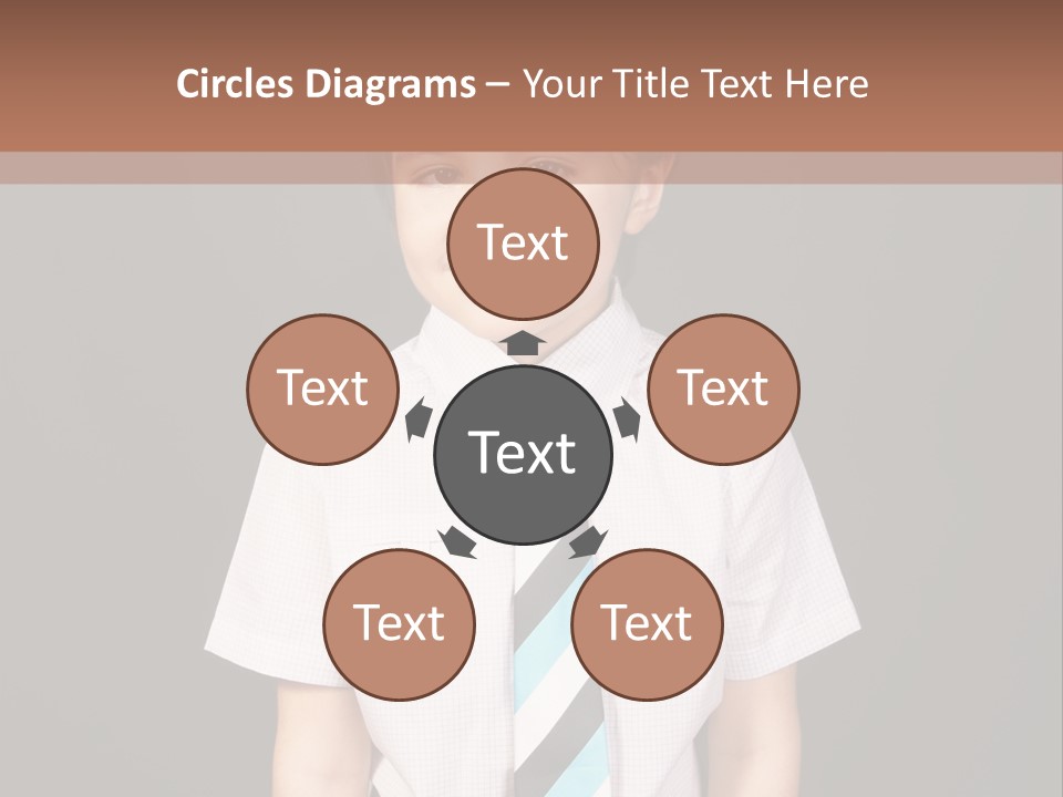 Face Brother Smiling PowerPoint Template