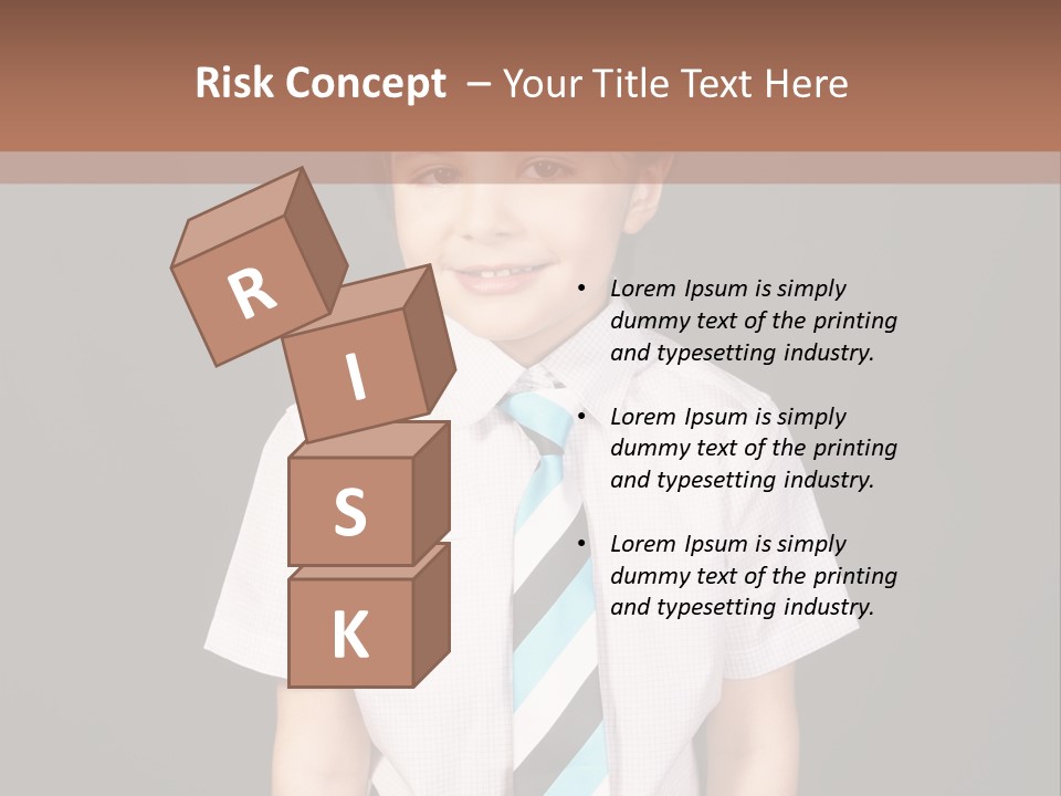 Face Brother Smiling PowerPoint Template