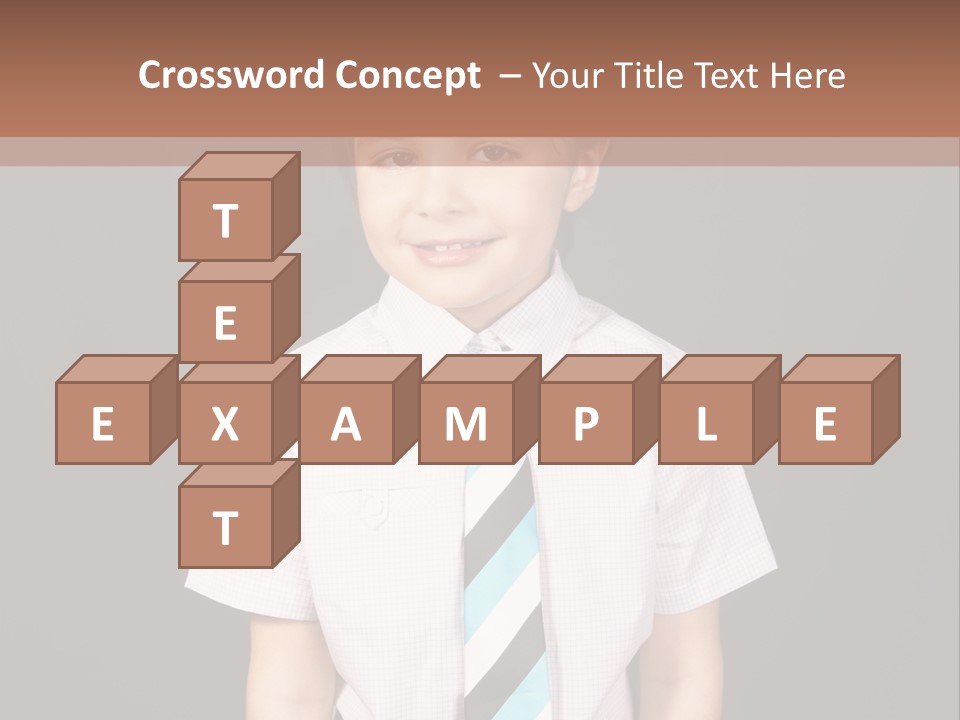 Face Brother Smiling PowerPoint Template