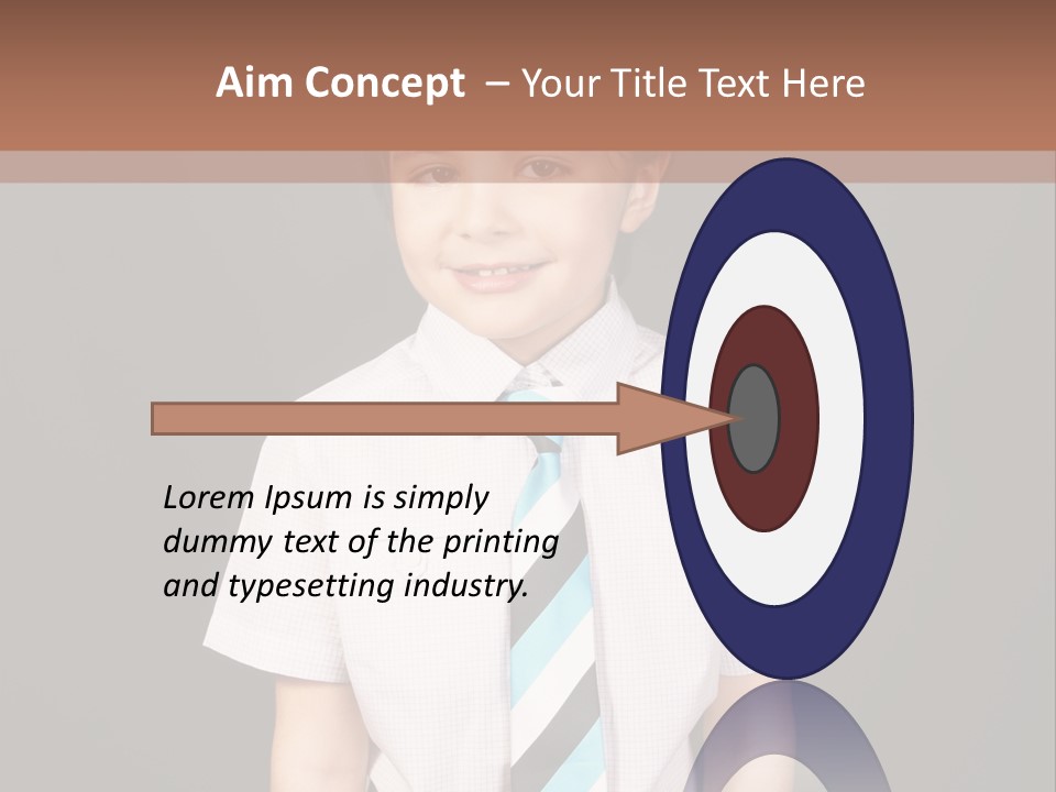 Face Brother Smiling PowerPoint Template